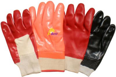 100% Interlock  Lining With PVC Dipped Work Gloves ()